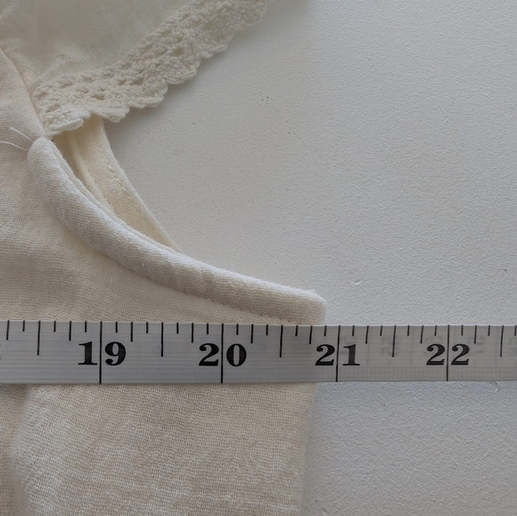 Wonderly Bohemian Chic Cream Tiered Maxi Dress Size 1X - Picture 7 of 9